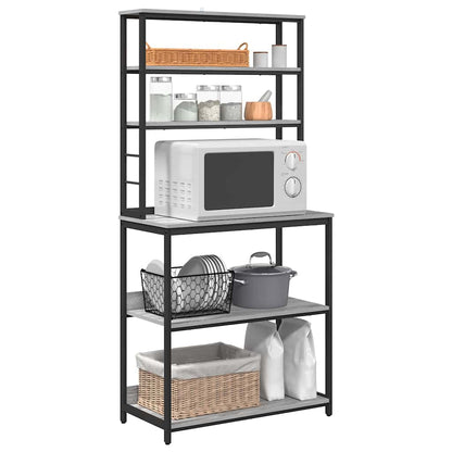 vidaXL Kitchen Shelf 5-Tier 80 x 40 x 168 cm Engineered Wood