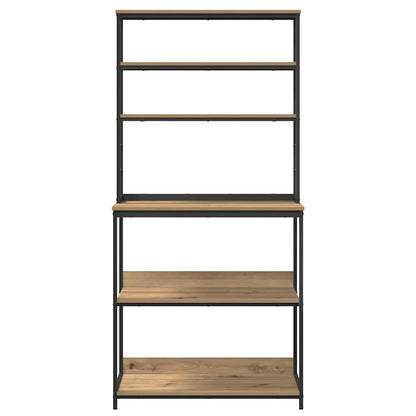vidaXL Kitchen Shelf 5-Tier 80 x 40 x 168 cm Engineered Wood