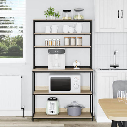 vidaXL Kitchen Shelf Sonoma Oak 100 x 40 x 168 cm Engineered Wood