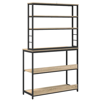 vidaXL Kitchen Shelf Sonoma Oak 100 x 40 x 168 cm Engineered Wood