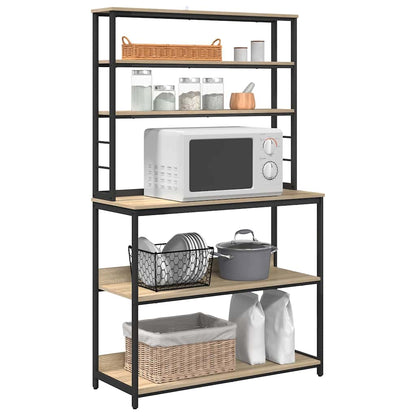 vidaXL Kitchen Shelf 5-Tier 100 x 40 x 168 cm Engineered Wood