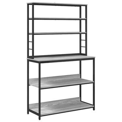 vidaXL Kitchen Shelf 5-Tier 100 x 40 x 168 cm Engineered Wood