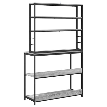vidaXL Kitchen Shelf 5-Tier 100 x 40 x 168 cm Engineered Wood