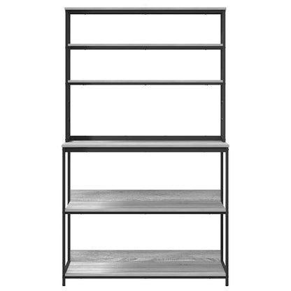 vidaXL Kitchen Shelf 5-Tier 100 x 40 x 168 cm Engineered Wood