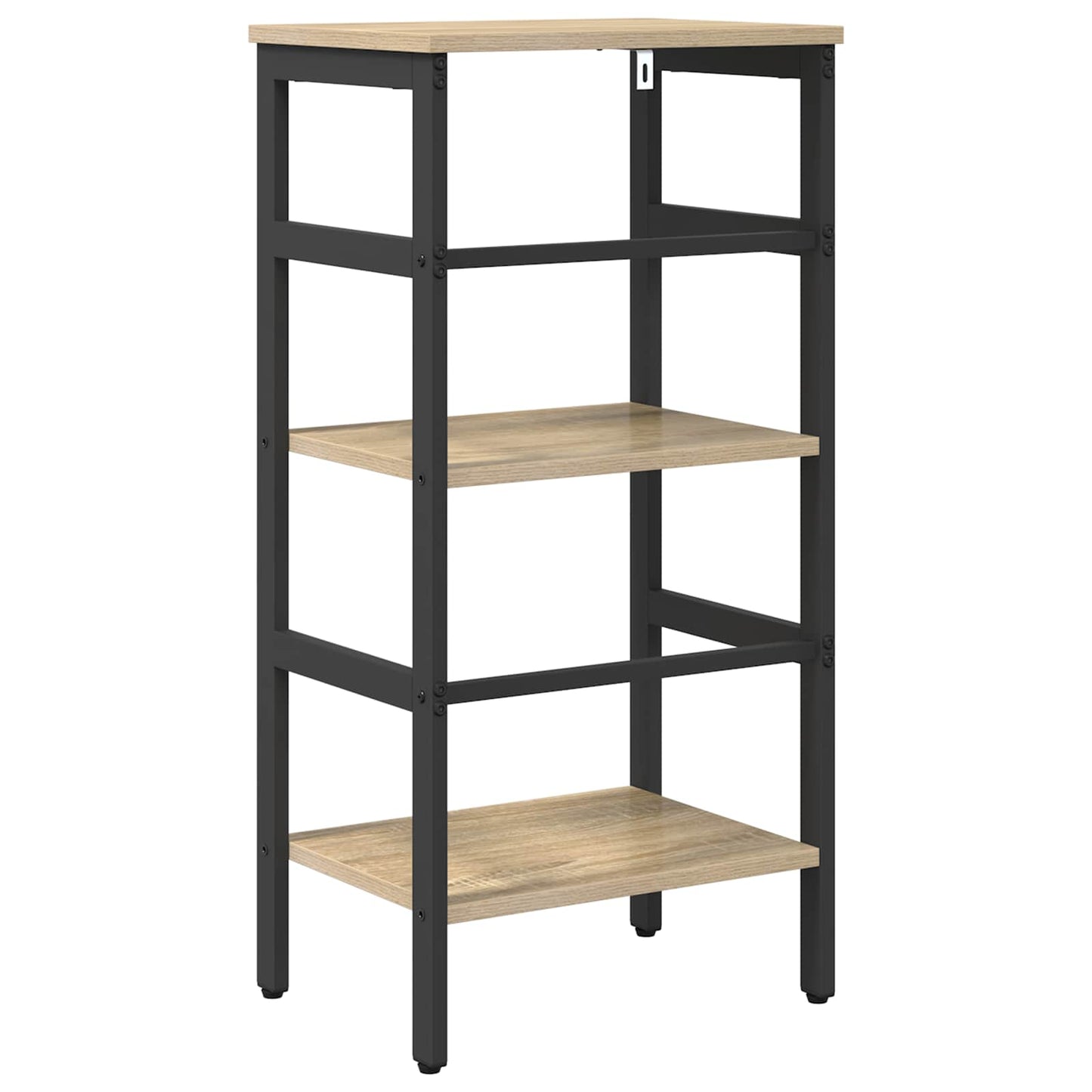 vidaXL Bookshelf 2-Tier 40 x 29.5 x 81 cm Engineered Wood Sonoma Oak
