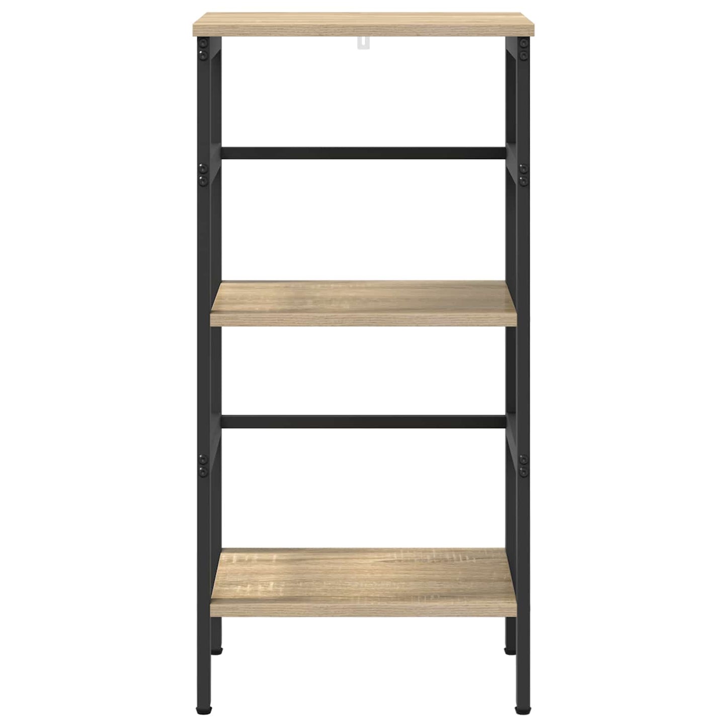 vidaXL Bookshelf 2-Tier 40 x 29.5 x 81 cm Engineered Wood Sonoma Oak