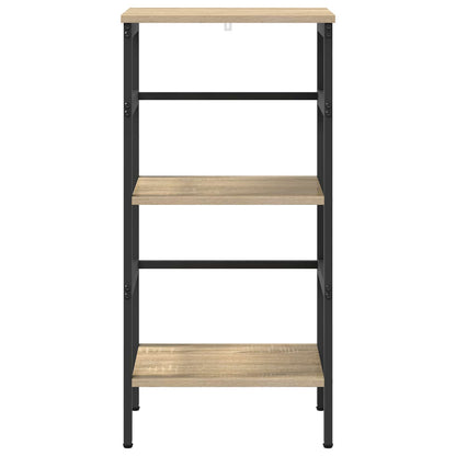 vidaXL Bookshelf 2-Tier 40 x 29.5 x 81 cm Engineered Wood Sonoma Oak