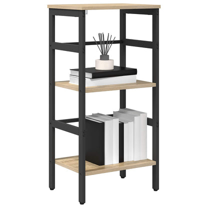 vidaXL Bookshelf 2-Tier 40 x 29.5 x 81 cm Engineered Wood Sonoma Oak