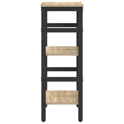 vidaXL Bookshelf 2-Tier 40 x 29.5 x 81 cm Engineered Wood Sonoma Oak