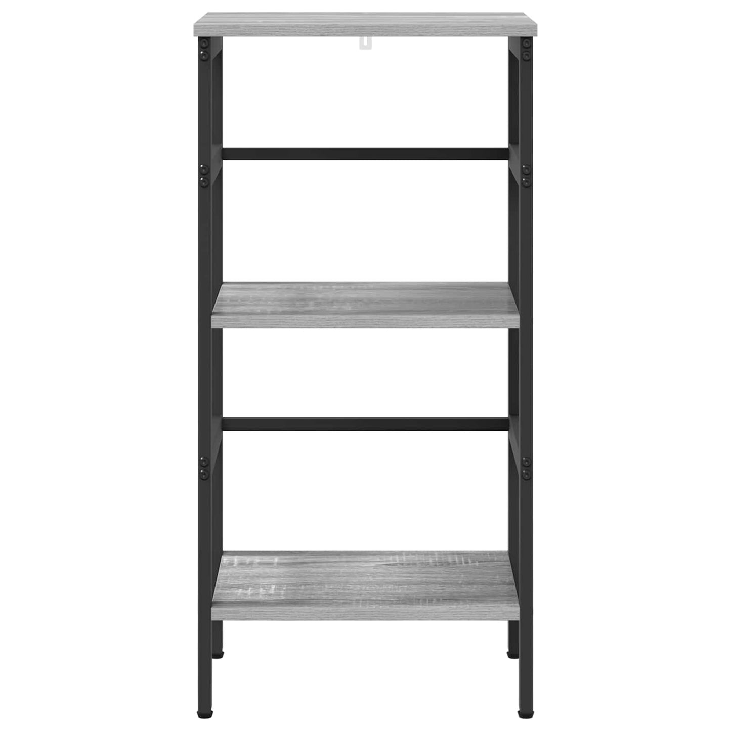 vidaXL Bookshelf 2-Tier 40 x 29.5 x 81 cm Engineered Wood Grey Sonoma