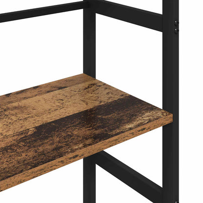 vidaXL Bookshelf Old Wood 40 x 29.5 x 81 cm Engineered Wood
