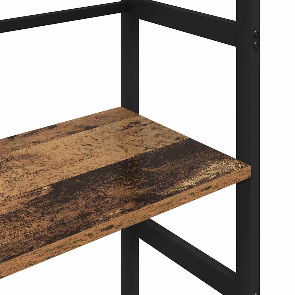 vidaXL Bookshelf Old Wood 40 x 29.5 x 115 cm Engineered Wood
