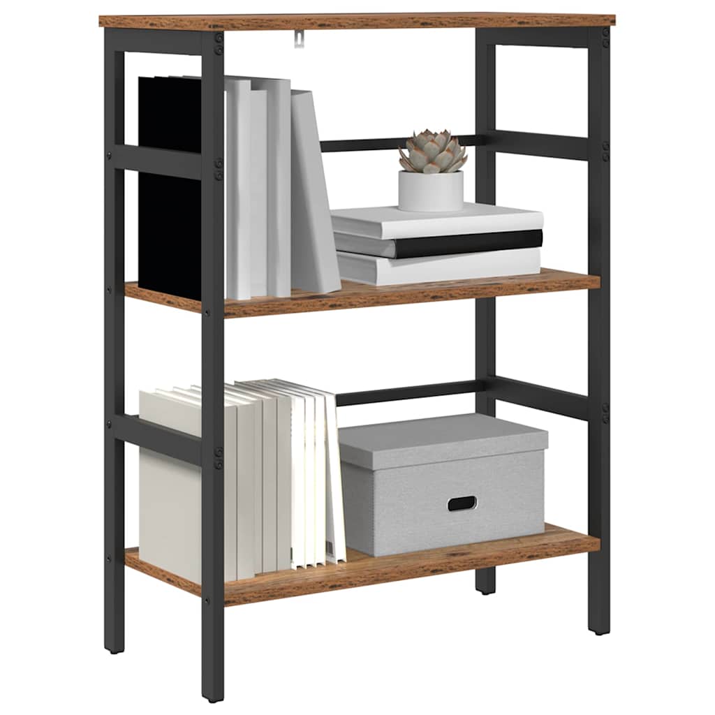 vidaXL Bookshelf Old Wood 60 x 29.5 x 81 cm Engineered Wood