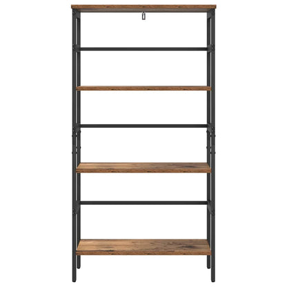 vidaXL Bookshelf Old Wood 60 x 29.5 x 115 cm Engineered Wood