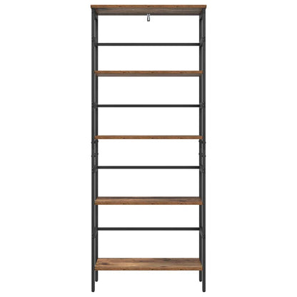 vidaXL Bookshelf Old Wood 60 x 29.5 x 149 cm Engineered Wood