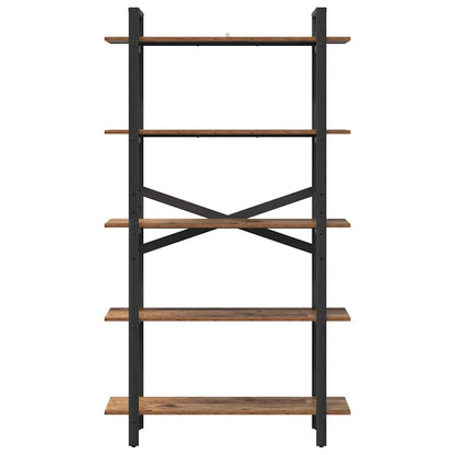 vidaXL Bookshelf Old Wood 100 x 33.5 x 178 cm Engineered Wood