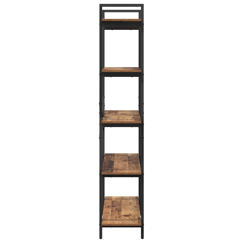 vidaXL Bookshelf Old Wood 100 x 33.5 x 178 cm Engineered Wood