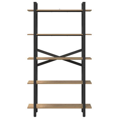 vidaXL Bookshelf 5-Tier 100 x 33.5 x 178 cm Engineered Wood