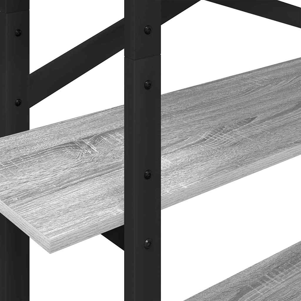 vidaXL Bookshelf 4-Tier 100 x 33.5 x 140 cm Engineered Wood
