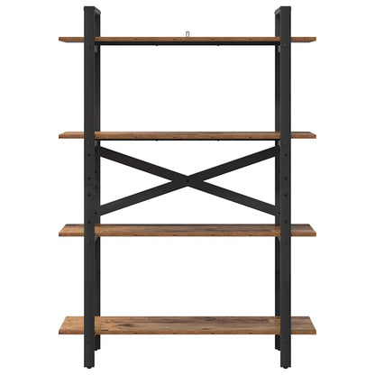 vidaXL Bookshelf Old Wood 100 x 33.5 x 140 cm Engineered Wood