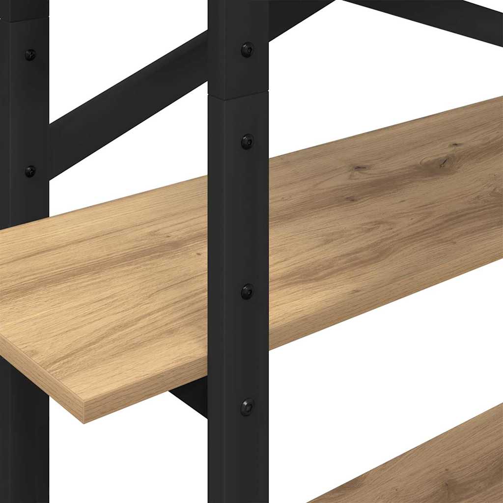 vidaXL Bookshelf 4-Tier 100 x 33.5 x 140 cm Engineered Wood