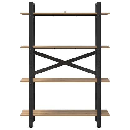 vidaXL Bookshelf 4-Tier 100 x 33.5 x 140 cm Engineered Wood