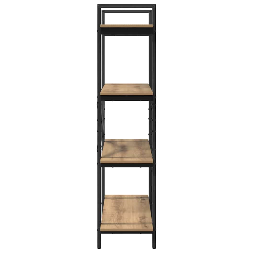 vidaXL Bookshelf 4-Tier 100 x 33.5 x 140 cm Engineered Wood