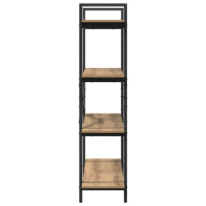 vidaXL Bookshelf 4-Tier 100 x 33.5 x 140 cm Engineered Wood