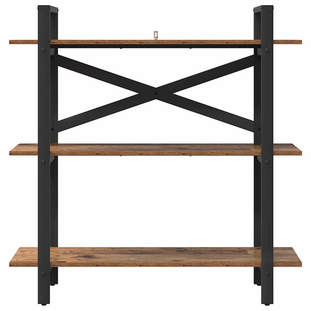 vidaXL Bookshelf Old Wood 100 x 33.5 x 102 cm Engineered Wood