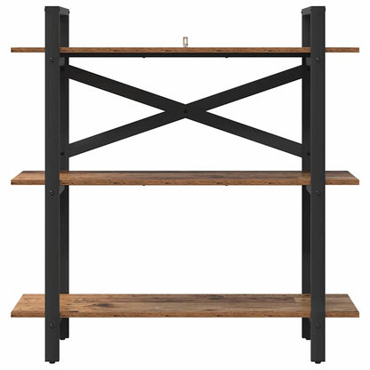vidaXL Bookshelf Old Wood 100 x 33.5 x 102 cm Engineered Wood