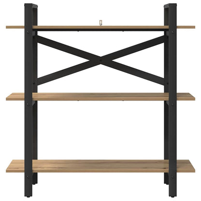 vidaXL Bookshelf 3-Tier 100 x 33.5 x 102 cm Engineered Wood
