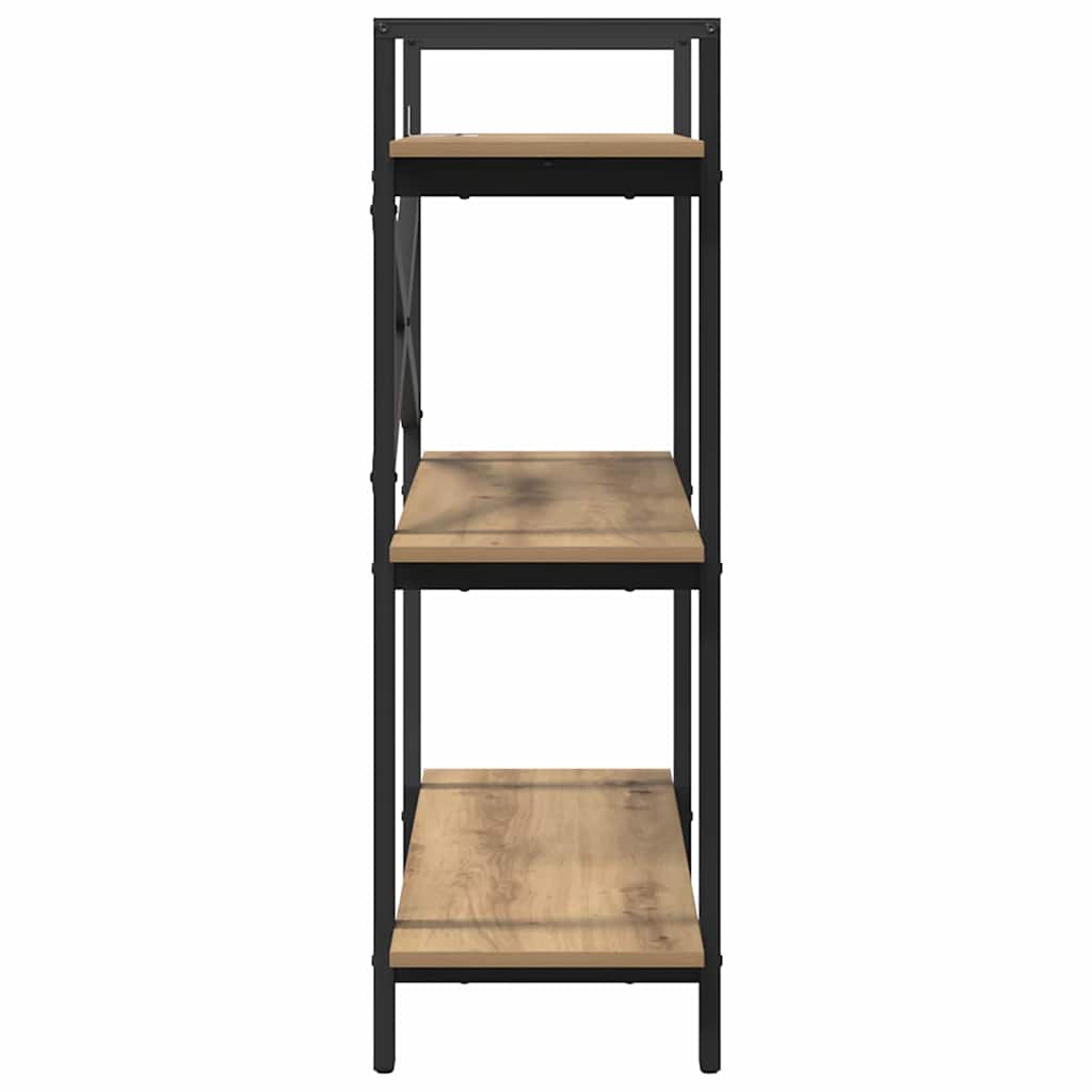 vidaXL Bookshelf 3-Tier 100 x 33.5 x 102 cm Engineered Wood