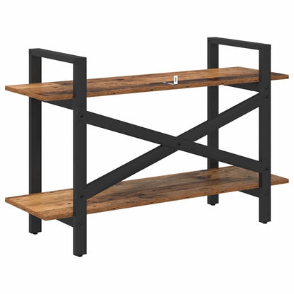vidaXL Bookshelf Old Wood 100 x 33.5 x 64 cm Engineered Wood