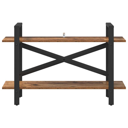 vidaXL Bookshelf Old Wood 100 x 33.5 x 64 cm Engineered Wood