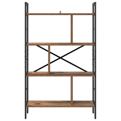 vidaXL Bookshelf Old Wood 75 x 30 x 123.5 cm Engineered Wood