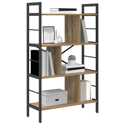 vidaXL Bookshelf 7-Tier 75 x 30 x 123.5 cm Engineered Wood Artisan Oak