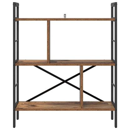vidaXL Bookshelf Old Wood 75 x 30 x 91 cm Engineered Wood