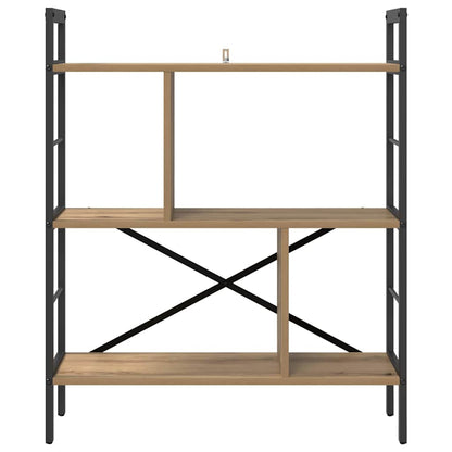 vidaXL Bookshelf Artisan Oak 75 x 30 x 91 cm Engineered Wood