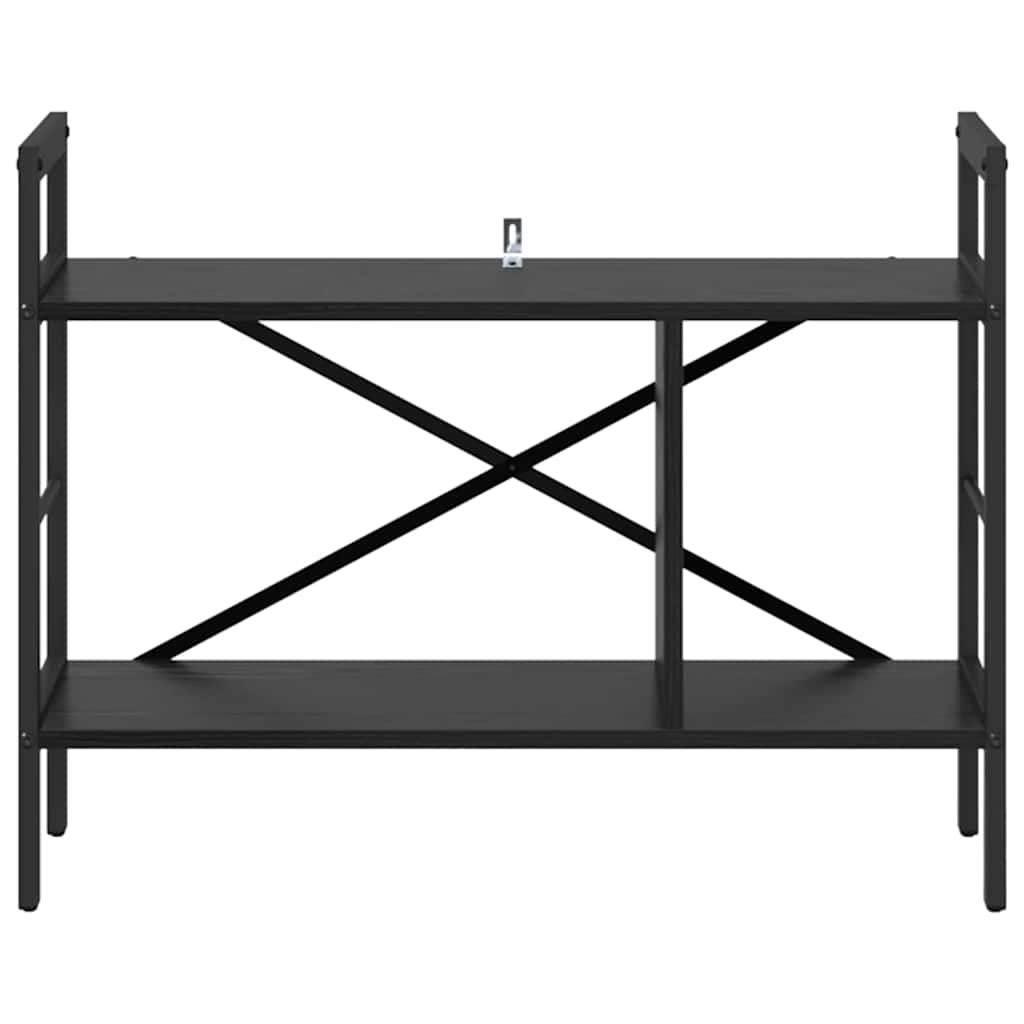 vidaXL Bookshelf Black Oak 75 x 30 x 58.5 cm Engineered Wood