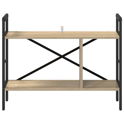 vidaXL Bookshelf Sonoma Oak 75 x 30 x 58.5 cm Engineered Wood