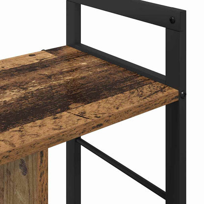 vidaXL Bookshelf Old Wood 75 x 30 x 58.5 cm Engineered Wood