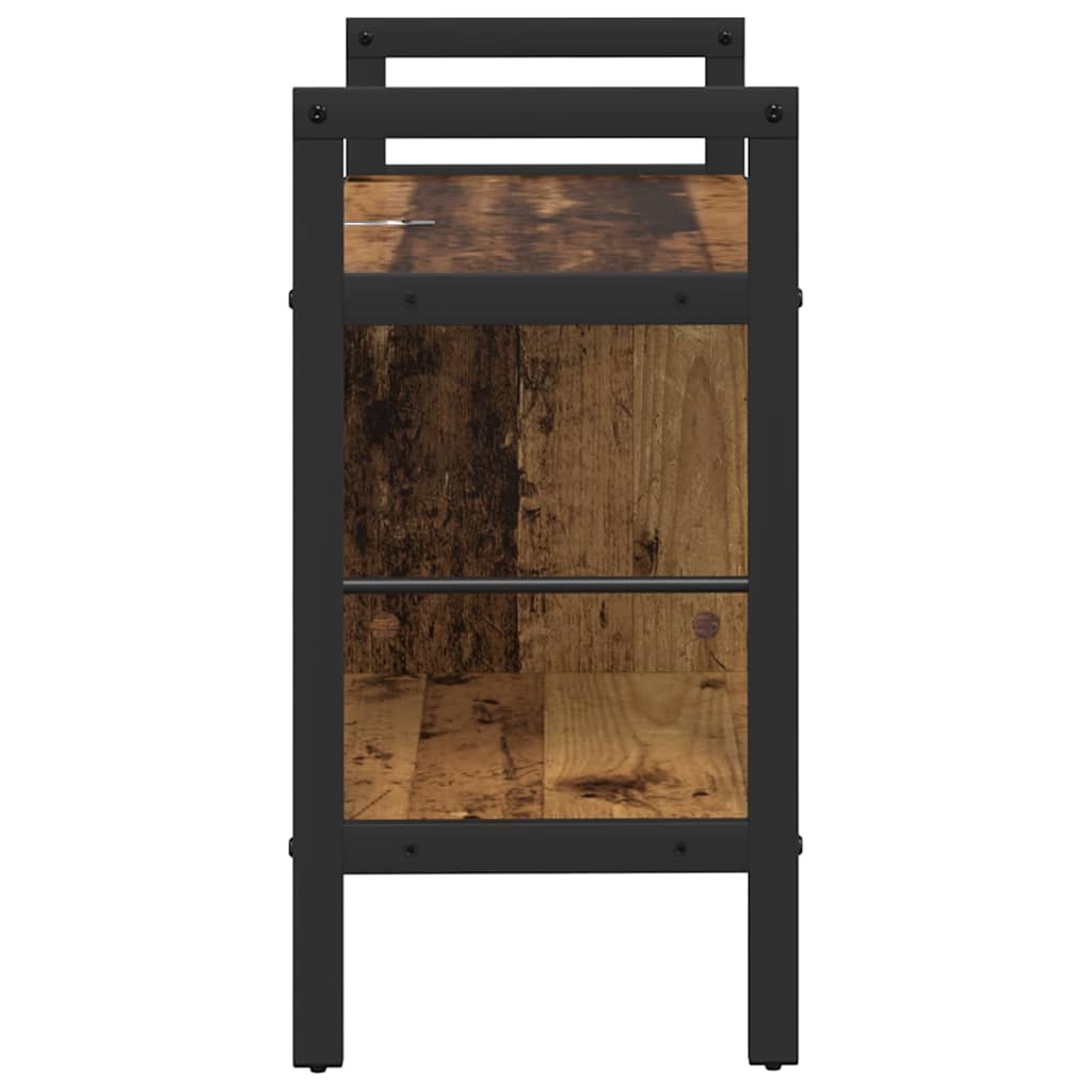 vidaXL Bookshelf Old Wood 75 x 30 x 58.5 cm Engineered Wood