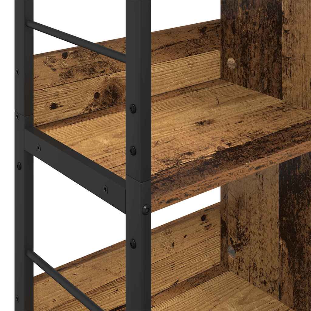 vidaXL Bookshelf Old Wood 82 x 32 x 144.5 cm Engineered Wood