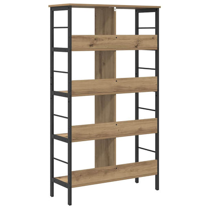 vidaXL Bookshelf 8-Tier 82 x 32 x 144.5 cm Engineered Wood Artisan Oak