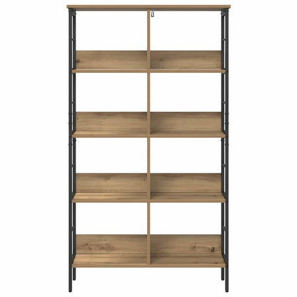 vidaXL Bookshelf 8-Tier 82 x 32 x 144.5 cm Engineered Wood Artisan Oak