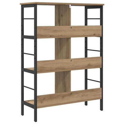 vidaXL Bookshelf 6-Tier 82 x 32 x 112 cm Engineered Wood Artisan Oak