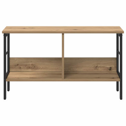 vidaXL Bookshelf 2-Tier 82 x 32 x 47 cm Engineered Wood Artisan Oak