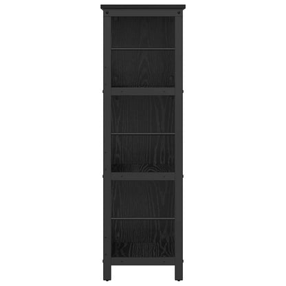vidaXL Bookshelf 9-Tier 102 x 32 x 104.5 cm Engineered Wood Black Oak