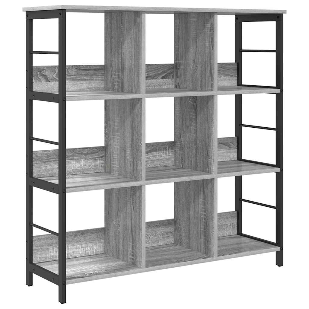 vidaXL Bookshelf 9-Tier 102 x 32 x 104.5 cm Engineered Wood