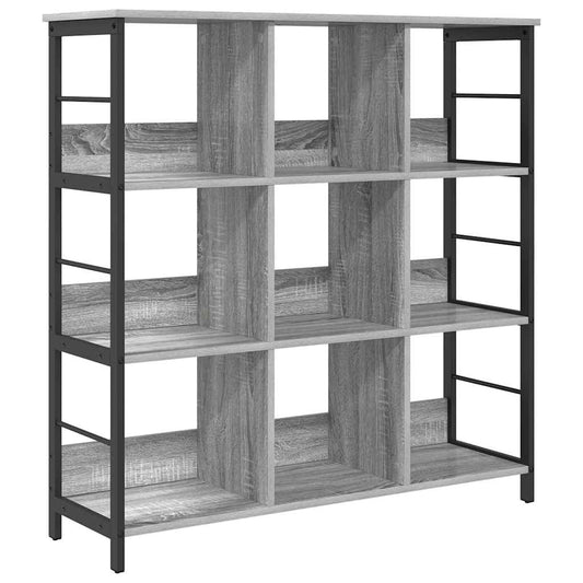 vidaXL Bookshelf 9-Tier 102 x 32 x 104.5 cm Engineered Wood